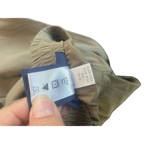 ExOfficio Nomad Pant Mens Large Nylon Green Elastic‎ Waist Hiking Cargo Pockets - Picture 8 of 12